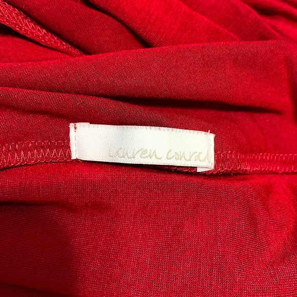 Lauren Conrad Draped Top with Elastic Banded Waist, Size M - Picture 4 of 4